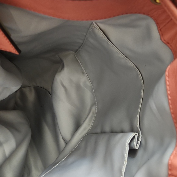 Coach Madison Marielle Pink Leather Drawstring Slouch Shoulder Bag - Picture 14 of 15